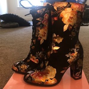 GC Shoes floral bootie.